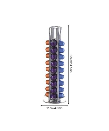 40pcs stand for coffee capsules rotating for coffee machine - Buy Online on GoSupps.com