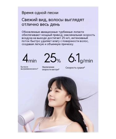Xiaomi Mijia Negative Ion Hair Dryer H301 Quick Drying Hair Care Hair Dryer Colorful Lightweight Home Dormitory Hair Dryer - Buy Online on GoSupps.com
