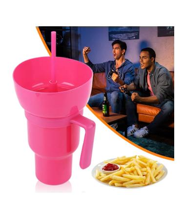 A glass of 1000ml for snacks and drinks 2B1 children and adults - Buy Online on GoSupps.com