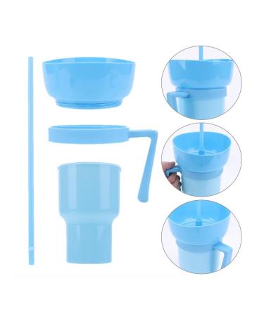 A glass of 1000ml for snacks and drinks 2B1 for children and adults - Buy Online on GoSupps.com