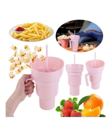 A glass for drinks and snacks 1000ml 2B1 for children and adults - Buy Online on GoSupps.com