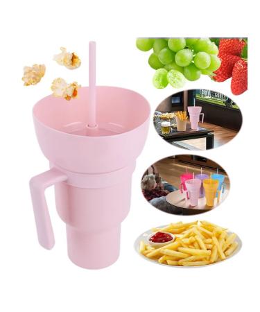 A glass for drinks and snacks 1000ml 2B1 for children and adults - Buy Online on GoSupps.com