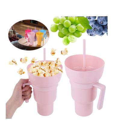 A glass for drinks and snacks 1000ml 2B1 for children and adults - Buy Online on GoSupps.com