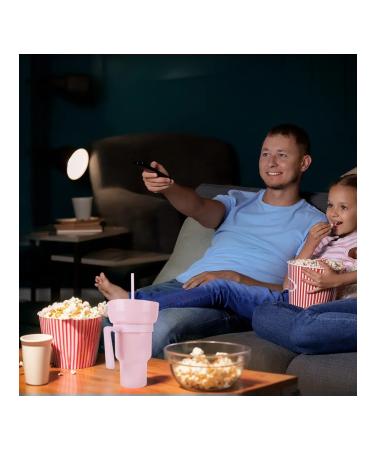 A glass for drinks and snacks 1000ml 2B1 for children and adults - Buy Online on GoSupps.com