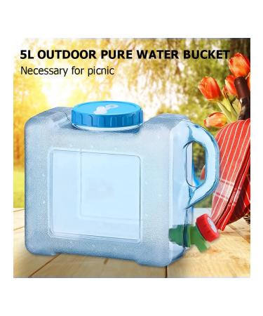 5 liter water tank with a tap net for drinks on fresh air - Buy Online on GoSupps.com