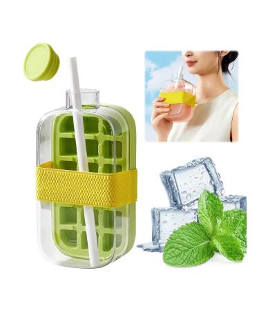 Kuler for drinks 800ml with a tube ice form green - Buy Online on GoSupps.com