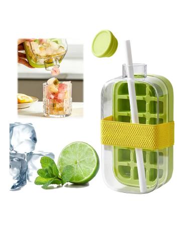 Kuler for drinks 800ml with a tube ice form green - Buy Online on GoSupps.com