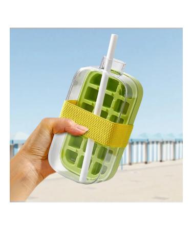 Kuler for drinks 800ml with a tube ice form green - Buy Online on GoSupps.com
