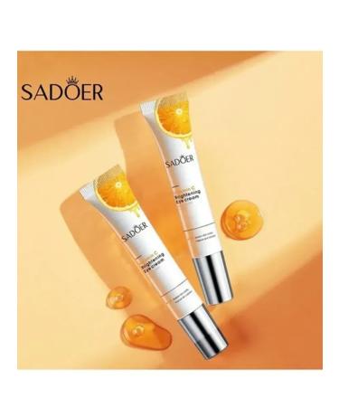 Black Friday Sadoer brightening skin cream around the eyes with vitamin C - Buy Online on GoSupps.com