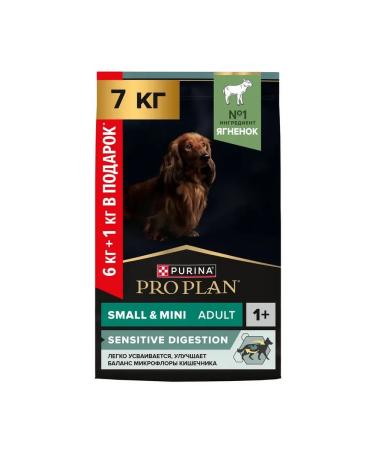 PRO PLAN Dry food for dogs of small breeds with lamb 6+1 kg