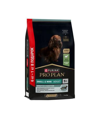 PRO PLAN Dry food for dogs of small breeds with lamb 6+1 kg - Buy Online on GoSupps.com
