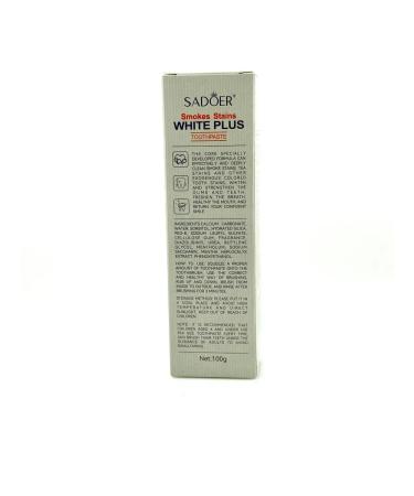 ban11 Sadoer White Plus teeth paste - Buy Online on GoSupps.com