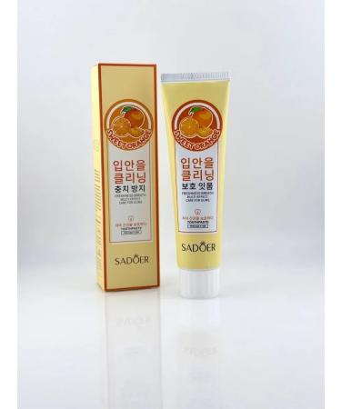 ban11 Sadoer Sweet Orange toothpaste orange whitening - Buy Online on GoSupps.com