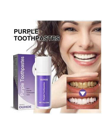Violet toothpaste for teeth whitening - Buy Online on GoSupps.com