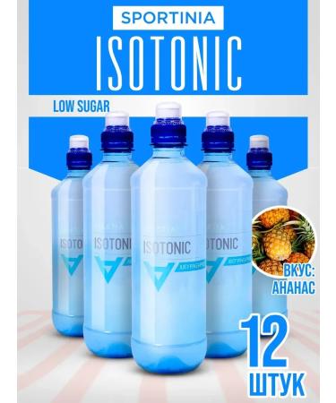 SPORTINIA Isotonic without sugar ATLETIA pineapple 12pcs