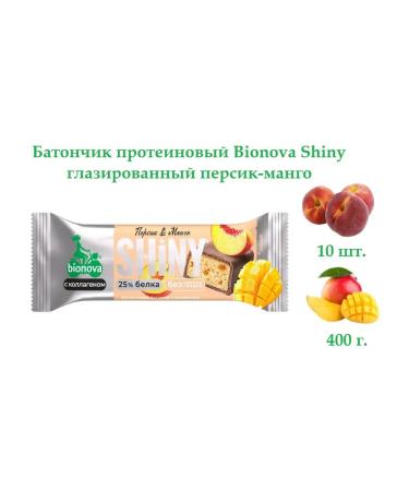 Give joy Batonchik protein glazed peach-mango 10 pcs