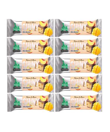 Give joy Batonchik protein glazed peach-mango 10 pcs - Buy Online on GoSupps.com