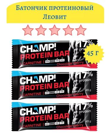 Give joy Batoner protein champ! Chocolate and Cherry 45g 3pcs