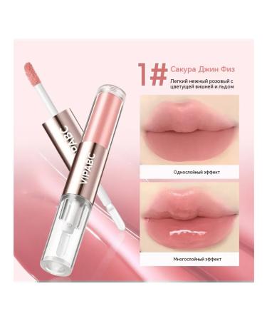 Shine flame and pencil for the lips of combo 3v1