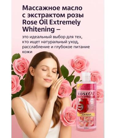 NAMAST Rose massage oil for body and face against pigmentation and cellulite 500ml.