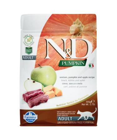 Farmina Dry food for cats with venison pumpkin and apple 300g - Buy Online on GoSupps.com