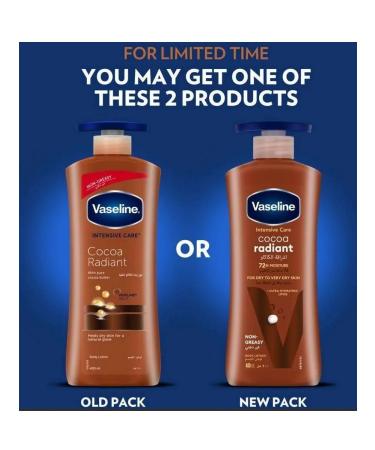 Vaseline Lotion Intensive Care Cocoa Radiant 600ml - Buy Online on GoSupps.com