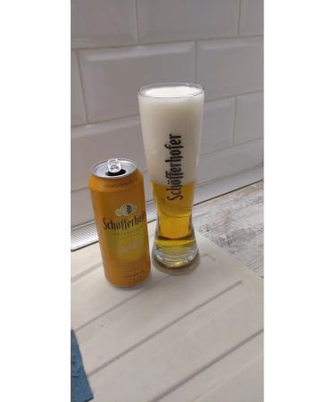 Schofferhofer Corporate original beer glass (chafferhofer) 500 ml - Buy Online on GoSupps.com
