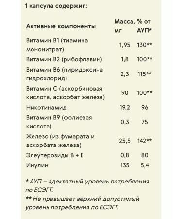 Siberian Wellness Iron vitamins for hemoglobin - Buy Online on GoSupps.com