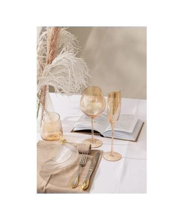 Magistro Elegant gold glass for drinks