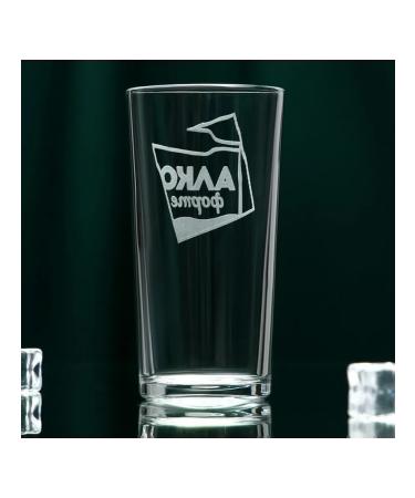 Elegant glass glass with a pattern of 230 ml - Buy Online on GoSupps.com