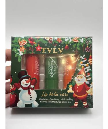 Set of lip balms in New Year's packaging 3 in 1 - Buy Online on GoSupps.com