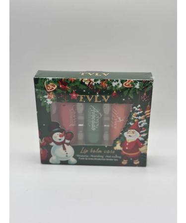 Set of lip balms in New Year's packaging 3 in 1 - Buy Online on GoSupps.com