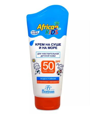 Floresan Sun protection cream on land and sea SPF50 KIDS 150 ml - Buy Online on GoSupps.com