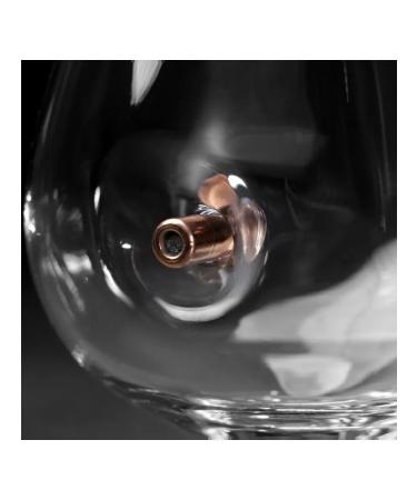 Shockproof glass for cognac with a bullet