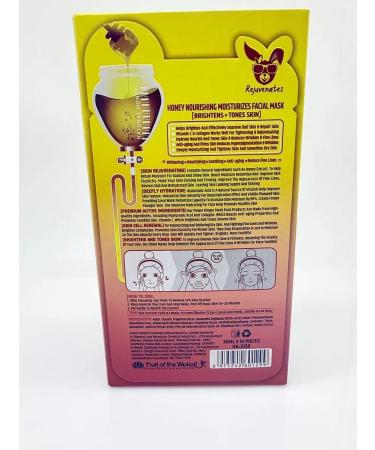 Dikras A nutrient and moisturizing face mask with honey 10 pcs - Buy Online on GoSupps.com