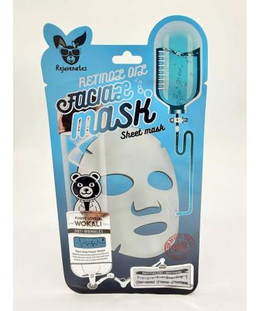 Ellanur Retinol Facial Mask is fabric from wrinkles and from pigmentation - Buy Online on GoSupps.com