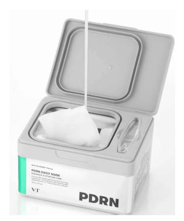 VT Cosmetics A set of fabric masks with pdrn for skin radiance - Buy Online on GoSupps.com