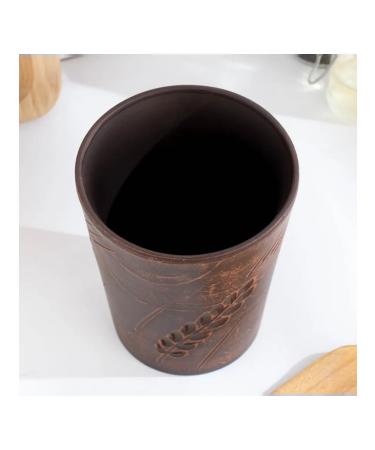 Elegant clay glass for hot drinks