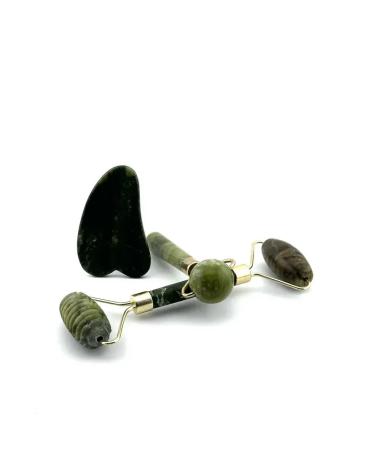wwwmili Massage set for the face and body roller and scraper of Guasha - Buy Online on GoSupps.com