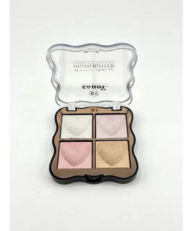 TAWFIQ Palette of highlighters and blush and contouring shining dry - Buy Online on GoSupps.com
