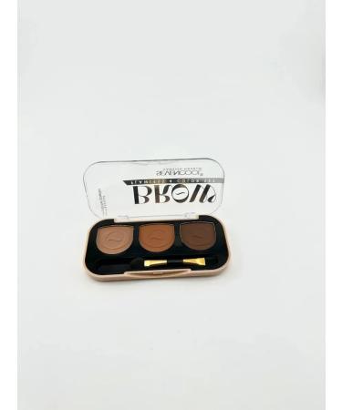 TAWFIQ Brown matte eyebrow shadows - Buy Online on GoSupps.com