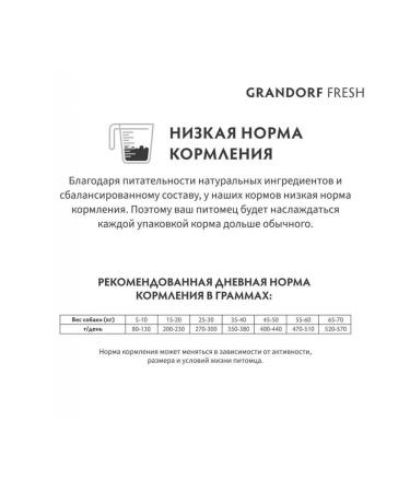 Grandorf Fresh Dog Adult Med & Maxi Salmon & Sweet Potato 10 kg - Buy Online on GoSupps.com