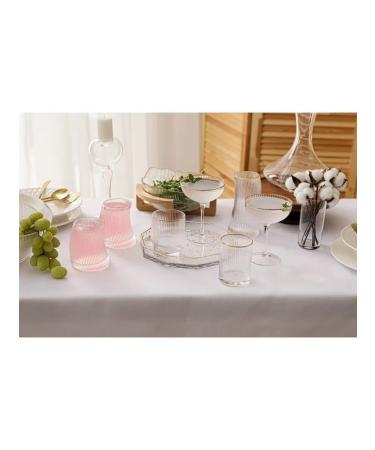 Elegant glass for drinks with exquisite design