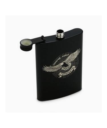 Elegant black flask for drinks 270 ml - Buy Online on GoSupps.com