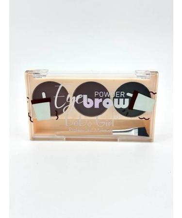 SUNVALLEY Shadows for eyebrows palette waterproof tone 03 - Buy Online on GoSupps.com