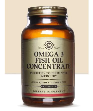 Solgar concentrate of fish oil with omega-3 60 capsules - Buy Online on GoSupps.com
