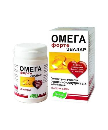 Evalar Omega forte 30 capsules
