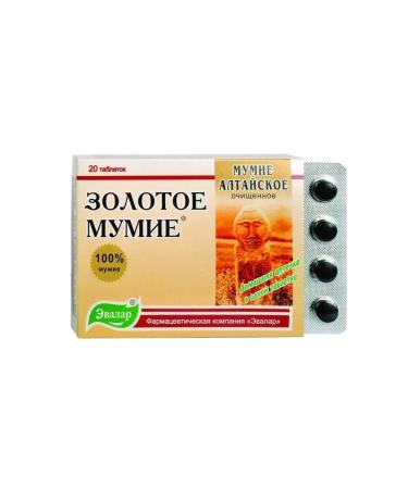 Evalar Gold Mummy 20 tablets