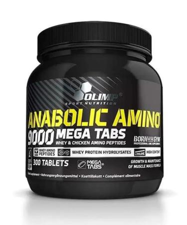 Olimp Sport Nutrition OLIMP Amino acids Anabolic Amino 9000 300 tablets - Buy Online on GoSupps.com