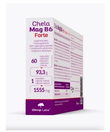 Olimp Sport Nutrition Olimp magnesium b6 additive food 60 caps - Buy Online on GoSupps.com